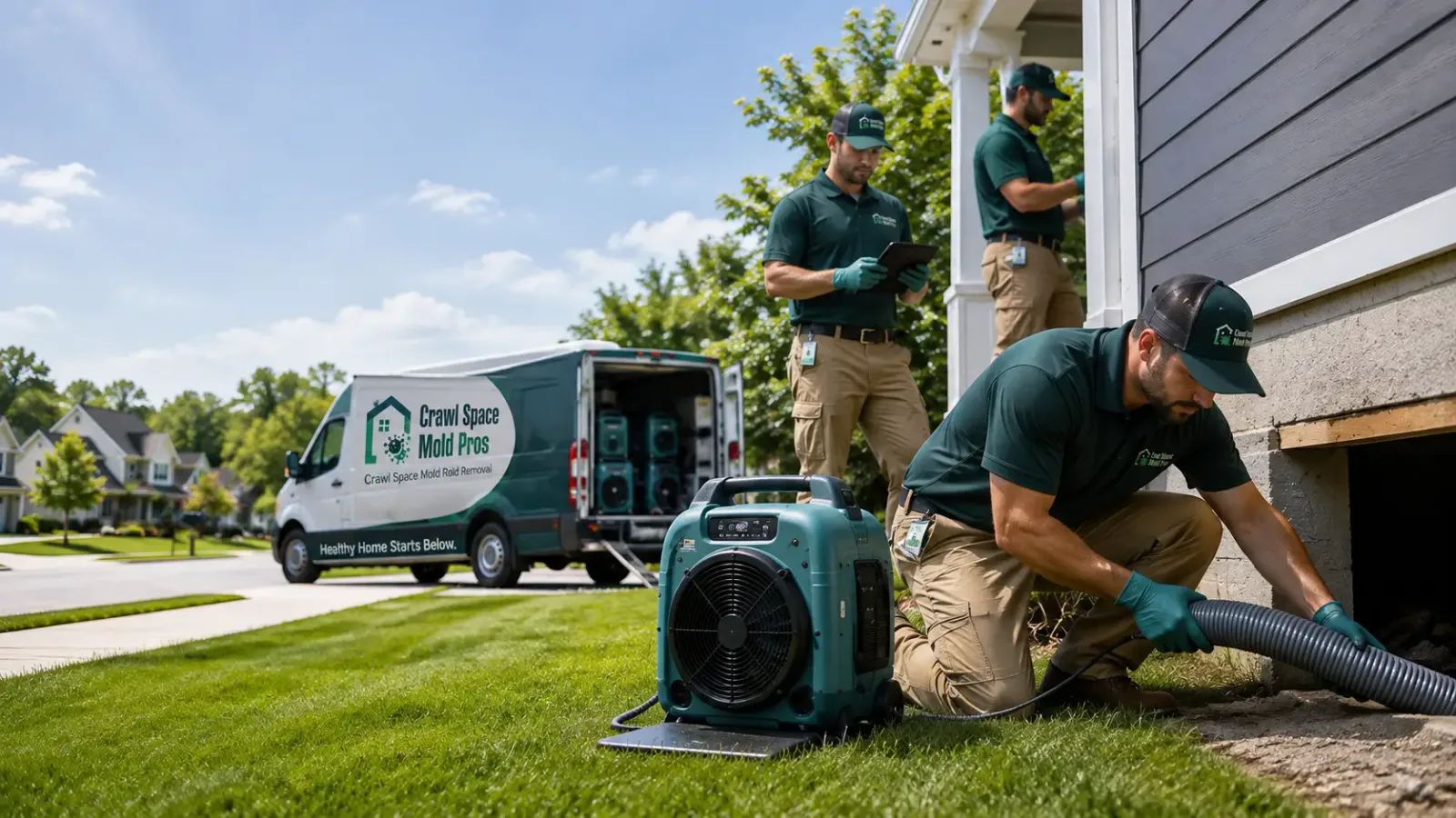 Crawl Space Mold Removal in Herndon, KS